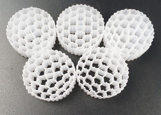 comprar 38 Furos Mbbr Tratamento de Água Ras 800m2/M3 Área de Superfície Bio Media online manufacture