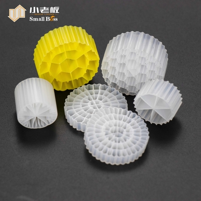 comprar PE38 Reator de Biofilme de Leito Móvel Branco Cor Natural Virgem Material HDPE Mbbr Carrier online manufacture
