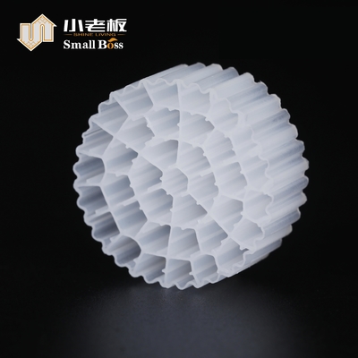 comprar PE37 Material HDPE Plástico branco Mbbr Biofiltros para tratamento de águas residuais online manufacture