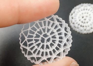 comprar Economização de espaço MBBR biopipe Fliter Media PE63 Para tratamento de águas residuais / RAS Com tecnologia A2/O de cor branca online manufacture