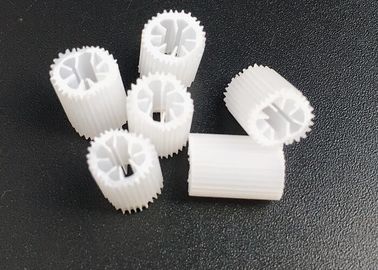 comprar MBBR Bio Media Pesado Tamanho 5*10mm Branco Virgem HIPS Material Biocelular de Plástico Para tratamento online manufacture