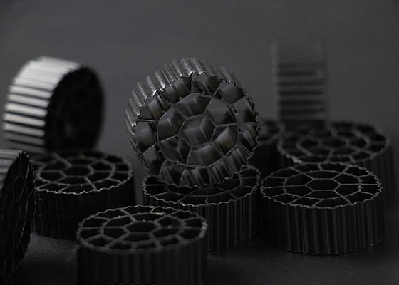 comprar 25 mm X 10 mm Tamanho Filtro de plástico Media virgem Material HDPE MBBR Bio Bolas online manufacture
