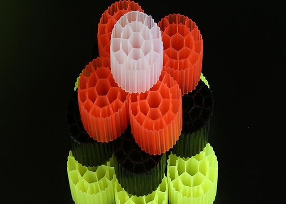 comprar Bio Bolas Filtros de plástico Medios coloridos e virgens Material HDPE MBBR online manufacture
