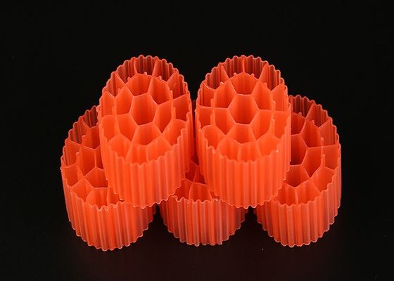 comprar Medios de filtragem de plástico de cor preta MBBR Medios de filtragem de 25 mm X 12 mm Tamanho e cor branca online manufacture