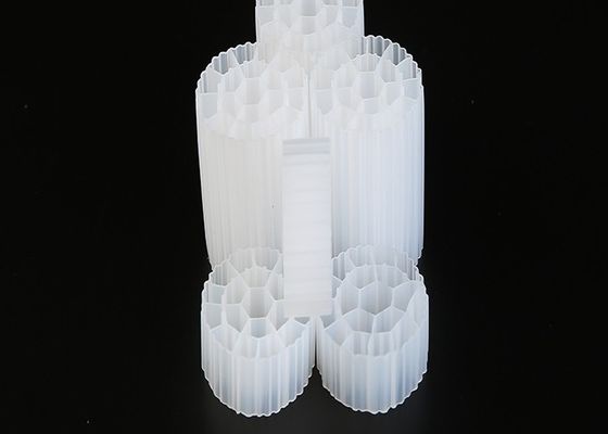 comprar Medios de filtragem virgem HDPE MBBR K1K3K5 φ35*18 Microfiltro para torre de desodorização biológica online manufacture