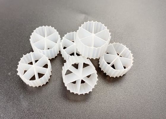 comprar Grande área de superfície PE04 virgem HDPE Branco de cor Mbbr Biocell Filter Media 800m2/M3 online manufacture