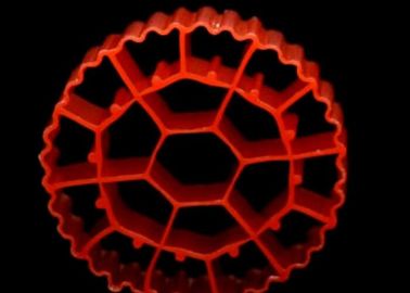 MBBR Biofiltros com cor branca e material virgem de HDPE para águas residuais