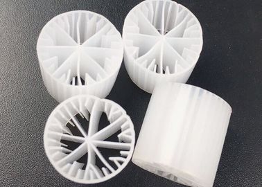 Tanque anaeróbico 15*15mm se o processo MBBR bioballs longa vida útil hdpe meio de filtragem ecológico