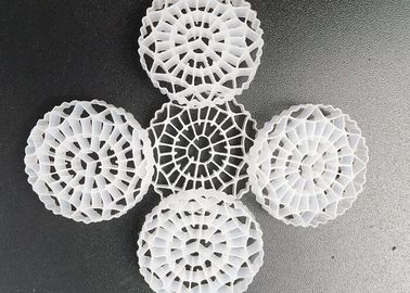 25*5mm K3 Filtro Media Hdpe Material Ifas Processo MBBR Bioballs