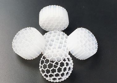 Medios de filtragem MBBR de fórmula especial com material virgem HDPE e cor branca preta para RAS