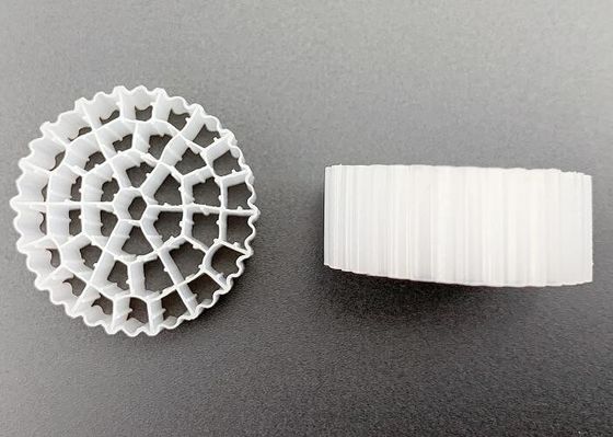 Medios de filtragem PE37 de cor branca HDPE K1 para melhorar a qualidade da água