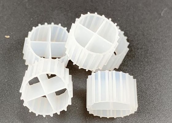 900m2/M3 Biomédia Biotubo MBBR Tratamento de Água HDPE branco