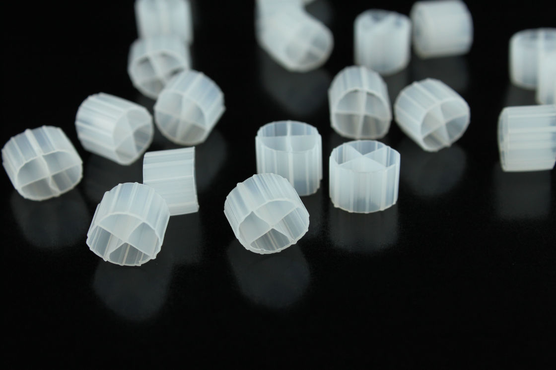 11*7mm Cor natural e material virgem HDPE MBBR Biofilm Carrier Manufacturer