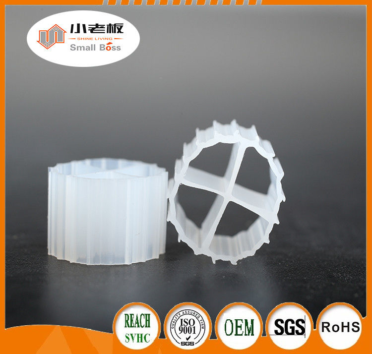 11*7mm Cor natural e material virgem HDPE MBBR Biofilm Carrier Manufacturer