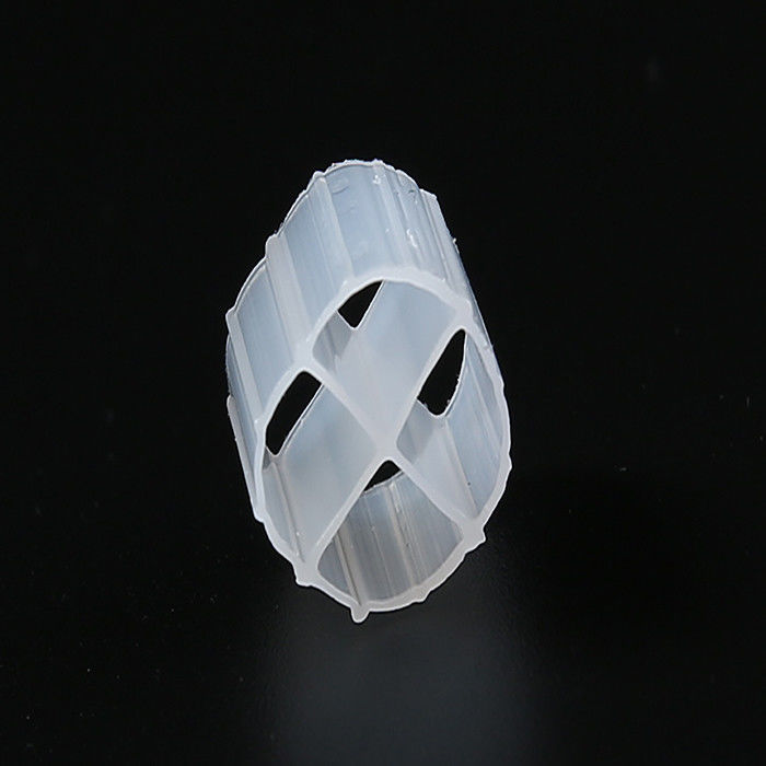 Medios de filtragem MBBR de 12*9mm com cor natural e material de HDPE virgem flutuante