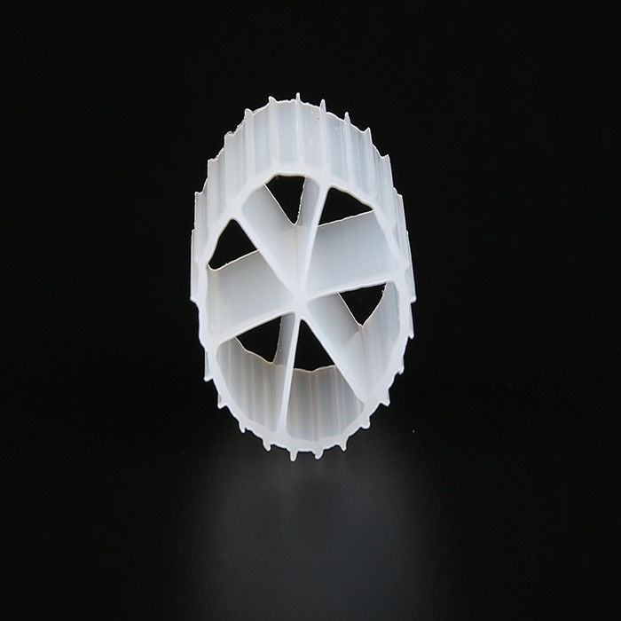 Boa resistência a impactos HDPE MBBR Kaldnes Filter Media For Ponds