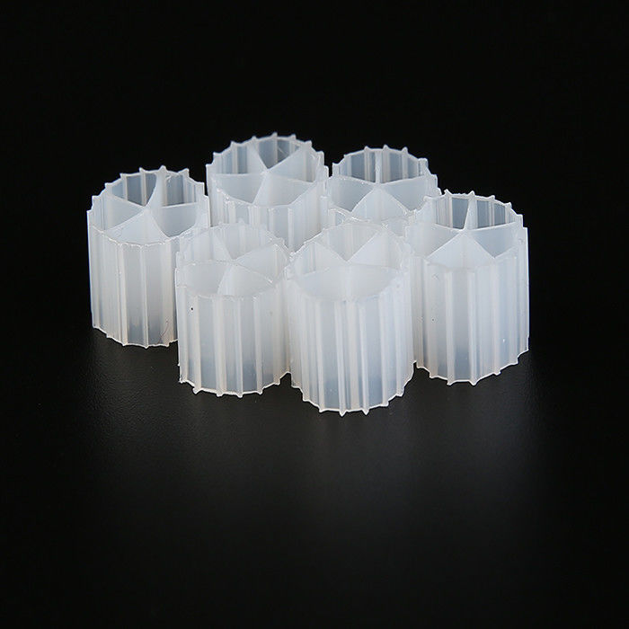 Medios de filtragem de HDPE de 5 furos brancos virgens