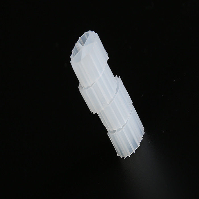 Medios de filtragem de plástico MBBR hidrófilos menor consumo de energia