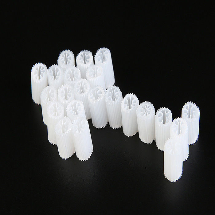 Virgin MBBR Bio Media Pesado Tamanho 5*10mm Branco Virgem HIPS Material Biocelular Plástico