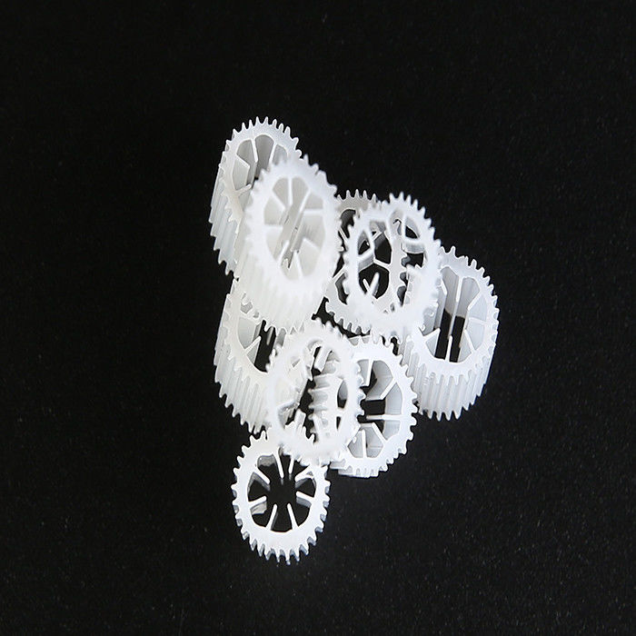 Sete buracos Biocell Filter Media HIPS cor branca Material Filtro plástico de afundamento Media Para piscina