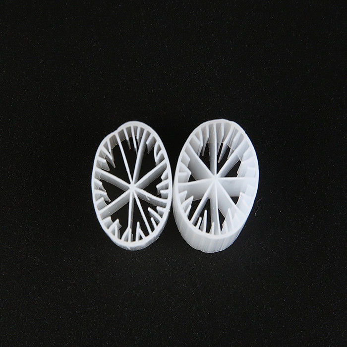 Material virgem HDPE MBBR Bio Media Cor Branca 15*15mm Tamanho para águas residuais