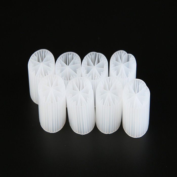 Medios de filtragem de plástico HDPE MBBR PARA SISTEMA RAS Medios de longa duração