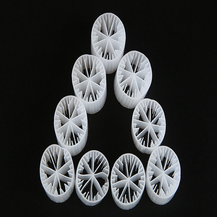 Área de superfície boa Filtro de células biológicas Medios de aquicultura Biofiltro Material HDPE