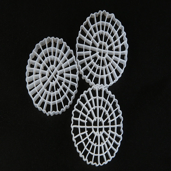 Material virgem HDPE MBBR Biofiltro de plástico com boa área de superfície