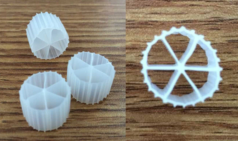 Longo Período de Vida útil MBBR Tratamento de Água Filtro K1 Com Material de HDPE Virgem Para RAS