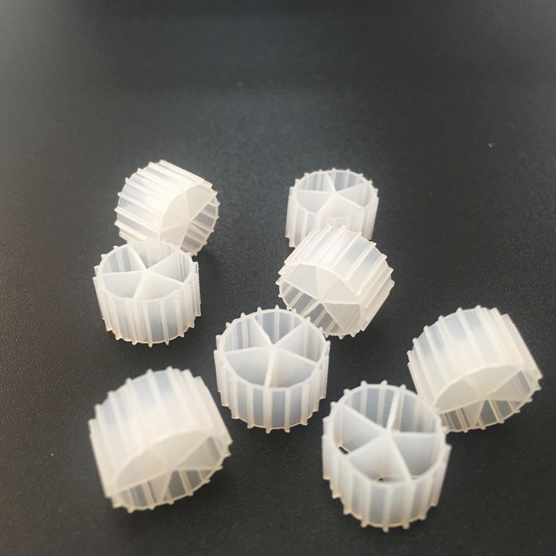 Material virgem HDPE MBBR Bio Media 10*7mm Tamanho para longa vida útil