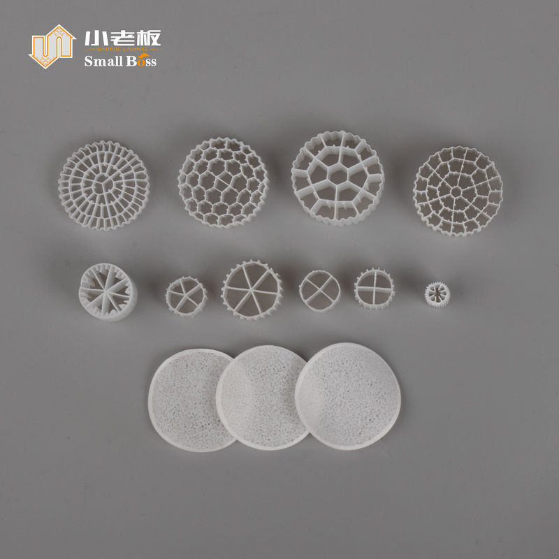 Instalação de tratamento de águas residuais Mbbr Biobolhas Filtro de mídia Mbbr Portador de tratamento de água de plástico Mbbr