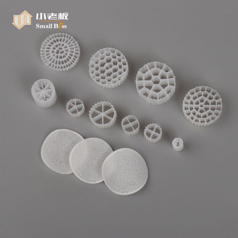 PE38 Material plástico PE Auditoria da FDA 800m2/m3 mbbr Biofilter carregador