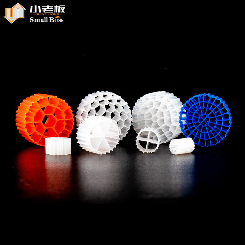 Instalações de tratamento de águas residuais Bioball Filter Media Bio Media K1 PE02 Mbbr Media