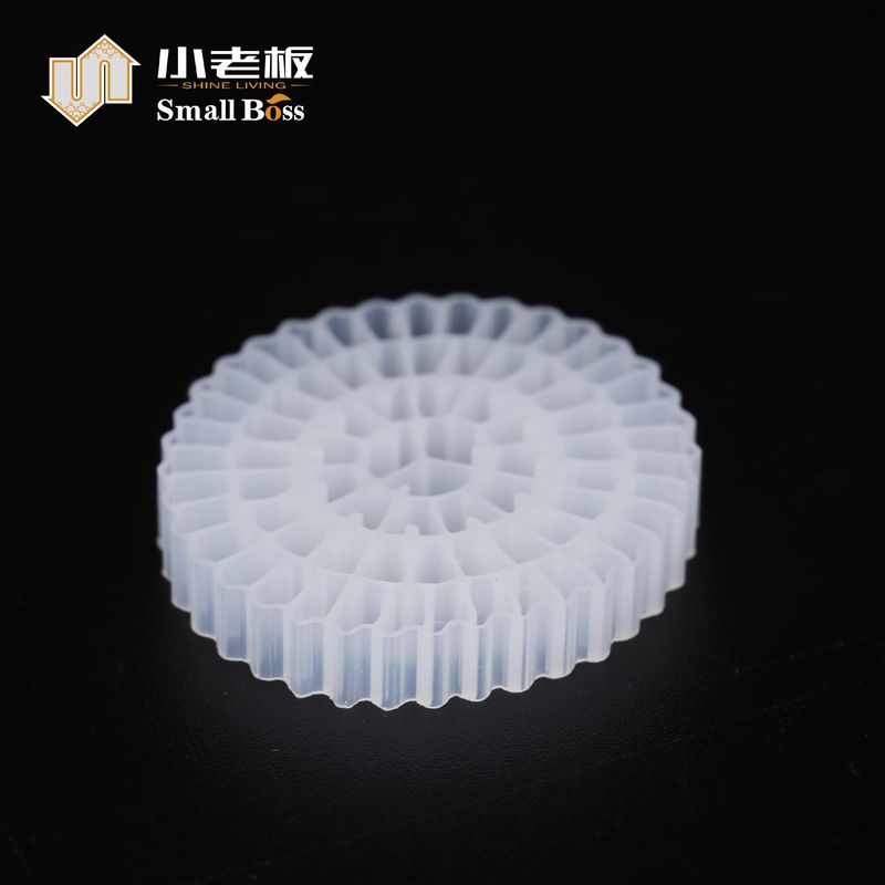 MBBR biofiltros transportadores mbbr biofiltros K1K3K5 PE virgem Biofilme reactor para estação de tratamento de águas residuais RAS aquicultura