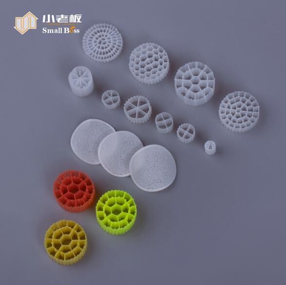 Mbbr Media Biofilm PE38 Micro Media Filtro Biológico Mbbr Tratamento de águas residuais