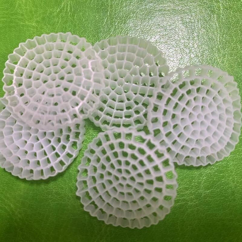 PE79S 1600m2/m3 Medios de filtragem de MBBR transportador flutuante para tratamento de águas residuais