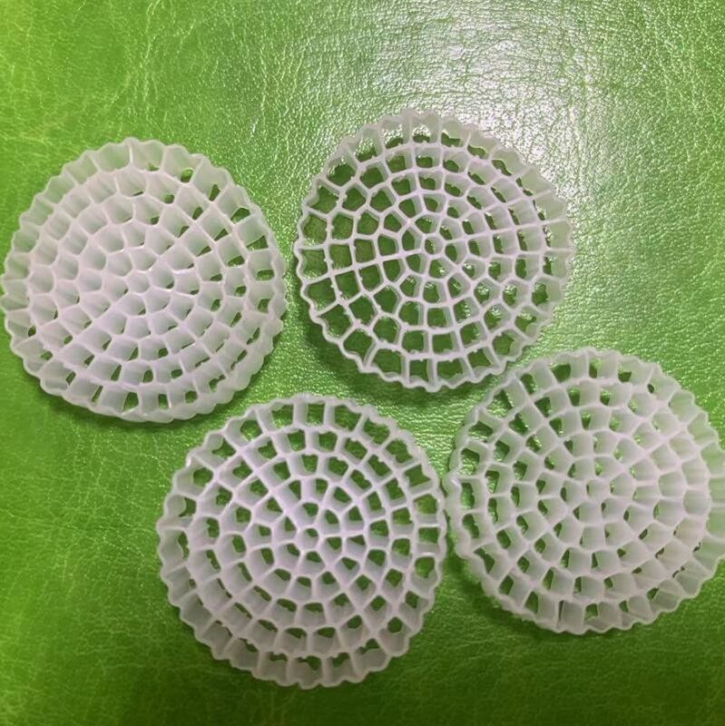 PE79S 1600m2/m3 Medios de filtragem de MBBR transportador flutuante para tratamento de águas residuais