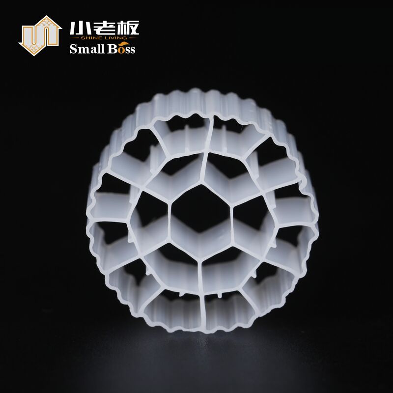 Medios de filtragem de MBBR brancos K3 HDPE RAS Medios flutuantes