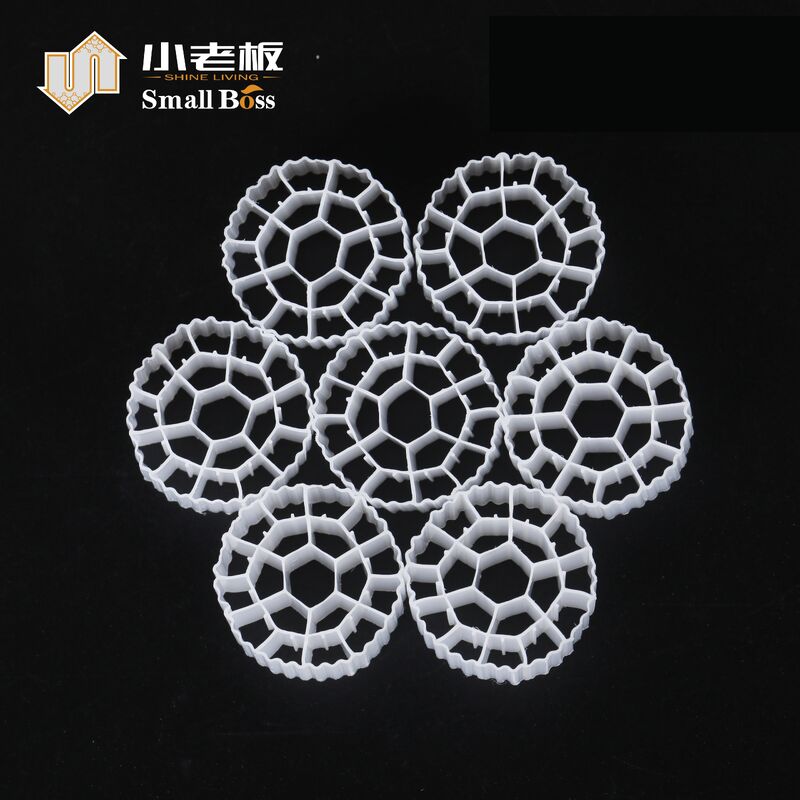 Medios de filtragem de MBBR brancos K3 HDPE RAS Medios flutuantes