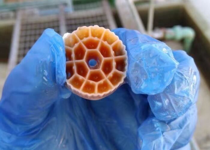 Biomédias MBBR para tratamento de águas residuais industriais