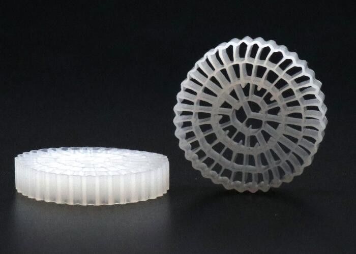 Biofilme Crescimento Rápido K1 Micro Filtro Media 25*10mm Qualquer HDPE colorido Kaldnes