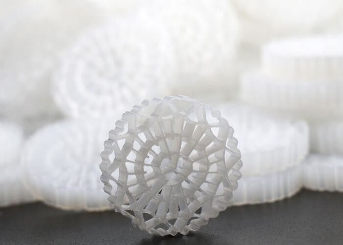 Tratamento de águas residuais Biochip Bio Media MBBR Carrier Biofilter Media Bio Balls