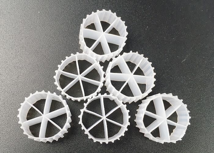 MBBR BIOCELL tratamento hidropónico de águas residuais 6 salas 16*10mm cor branca resistente a uviospan longo carregador de preenchimento