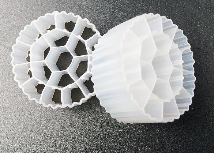 19 buracos 25*10 mm Filtro de Biomassa Branca Portador de Biofilme Resistente a UV