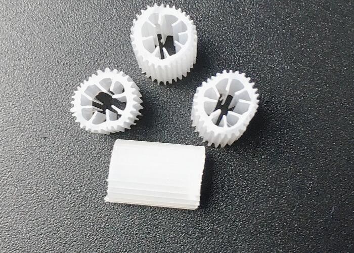 Tanque aeróbico K3 Biomédia MBBR Média Mudança de Cama Filtro Biológico 5*10mm Cor Branca