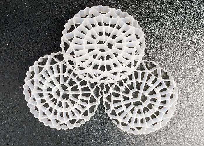 PE63 forma de flor MBBR Bio Media Com Grande Área de Superfície 1200m2/m3