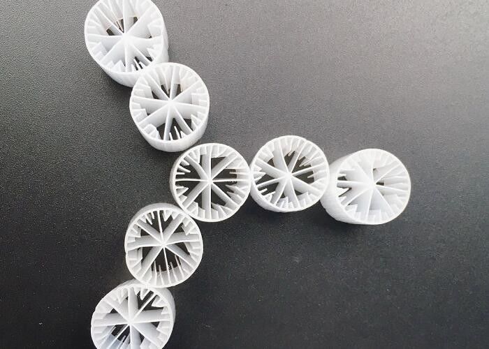 Biocélulas Biológicas Vermelhas Filtros Medios Eco Amigável Tratamento Industrial de Água