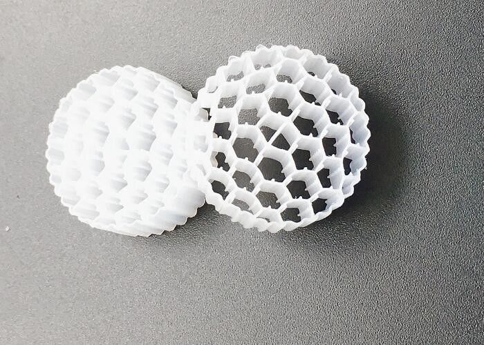 Filtros Biológicos de gotejamento cor branca MBBR BIO MEDIA FAB CARRIER 25*10MM 38 ROOMS tratamento de esgoto