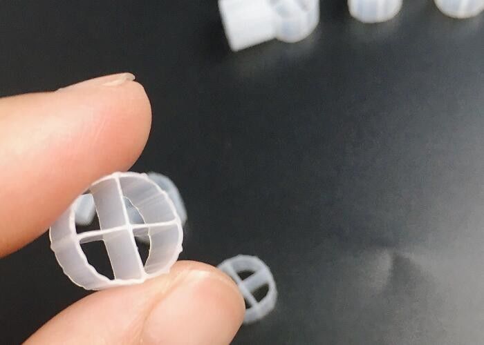 Hips Biofiltros de plástico de cor branca, cama móvel