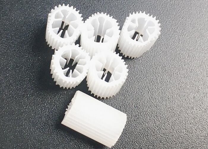 Economização de espaço Filtros flutuantes de plástico Kaldnes Biofiltros